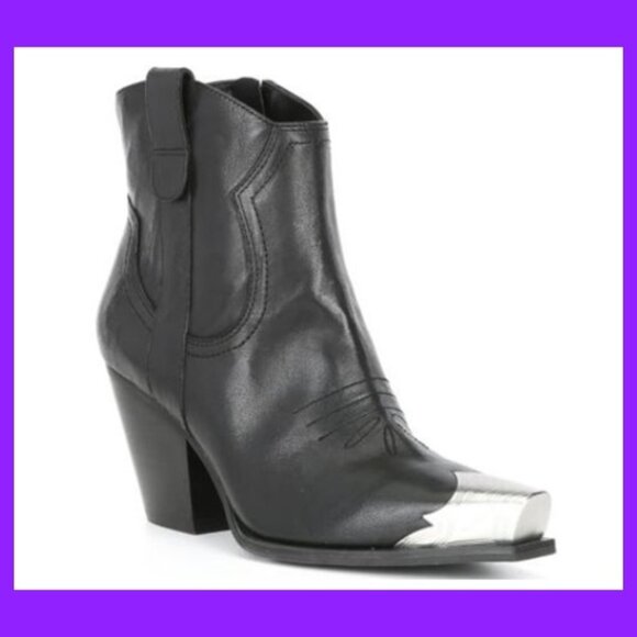 Gianni Bini Shoes - Gianni Bini ON TOUR Western Cowboy Metal Toe Booties (NEW)